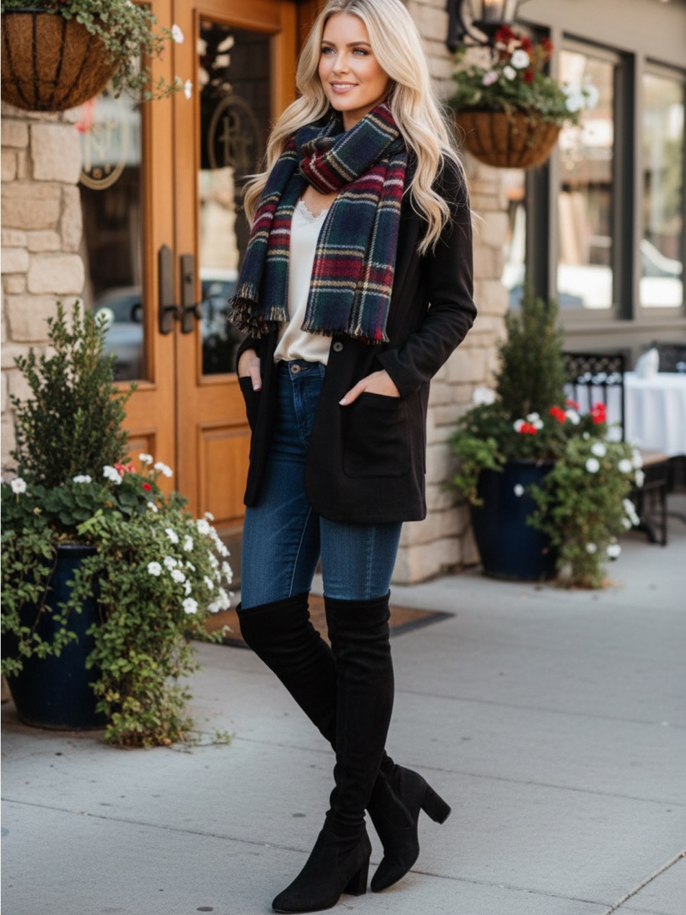 GAP In True Black Cardigan Style Jacket Has 2 Deep Front Pockets